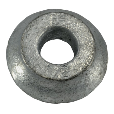 Midwest Fastener Countersunk Washer, For Screw Size 1/2" , Steel Hot Dipped Galvanized Finish, 15 PK 53280